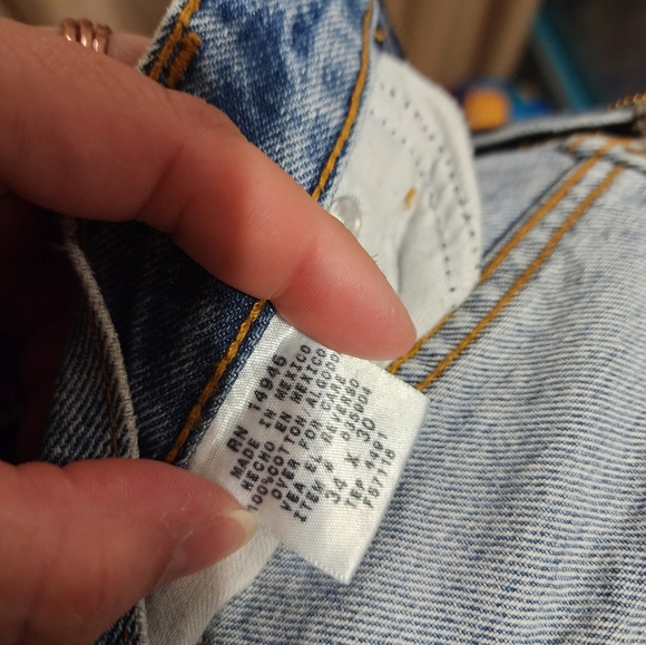 Mens Blue Jeans Light Wash 100% Cotton 14946 Members Mark Size 34X30 - Picture 2 of 3